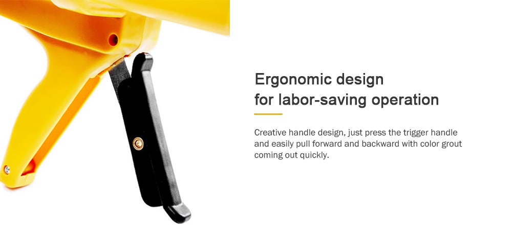Professional Labor-saving Seaming Glue Gun for Crafting- Yellow