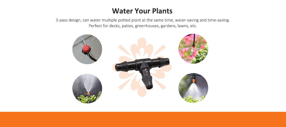 DIY Drip Irrigation Tool Kit Eco-friendly Watering System Set for Garden Plant Flower - Multi