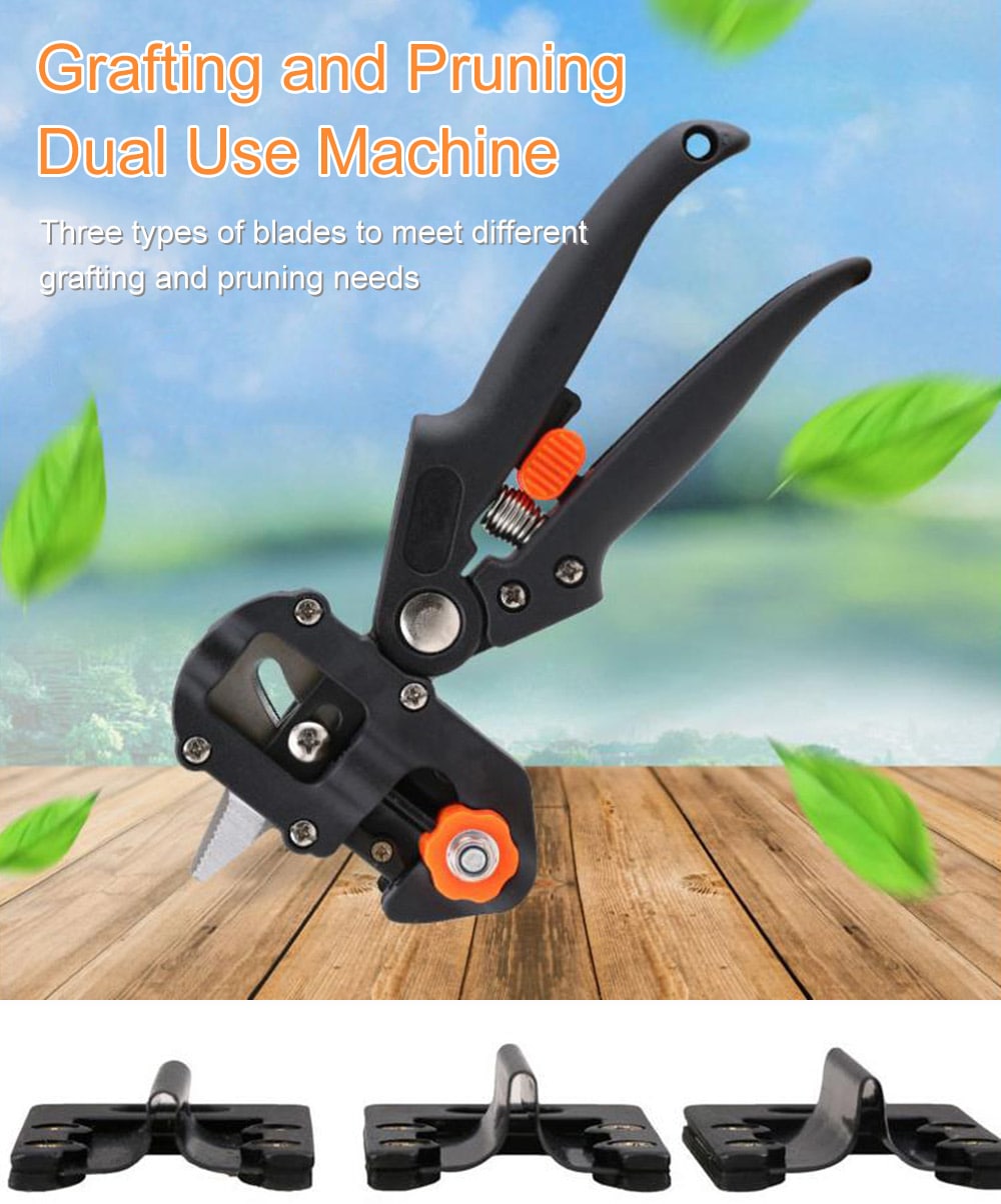 Pruning Shears Seedlings Grafting Machine- Black