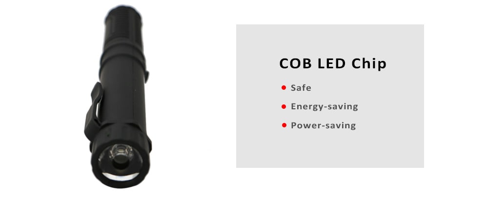 Portable Mini LED Multifunction Flashlight COB Hand Torch Lamp for Inspection / Maintenance- Red