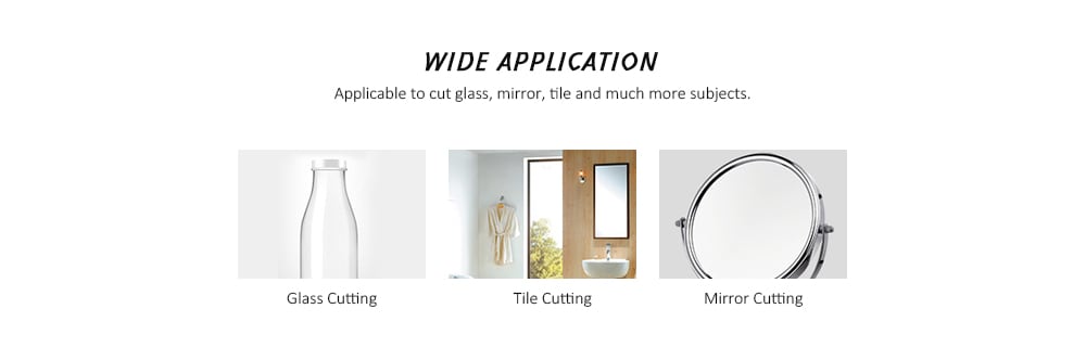 Wheel Type Glass Knife Cutter Tile Cutting Tool 1pc- Iceberg