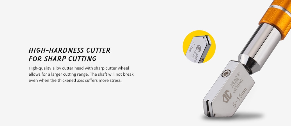 Wheel Type Glass Knife Cutter Tile Cutting Tool 1pc- Iceberg