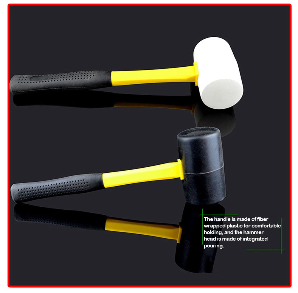 Wooden Floor Tile Rubber Hammer Multifunctional Repair Tool- Crystal Cream S55