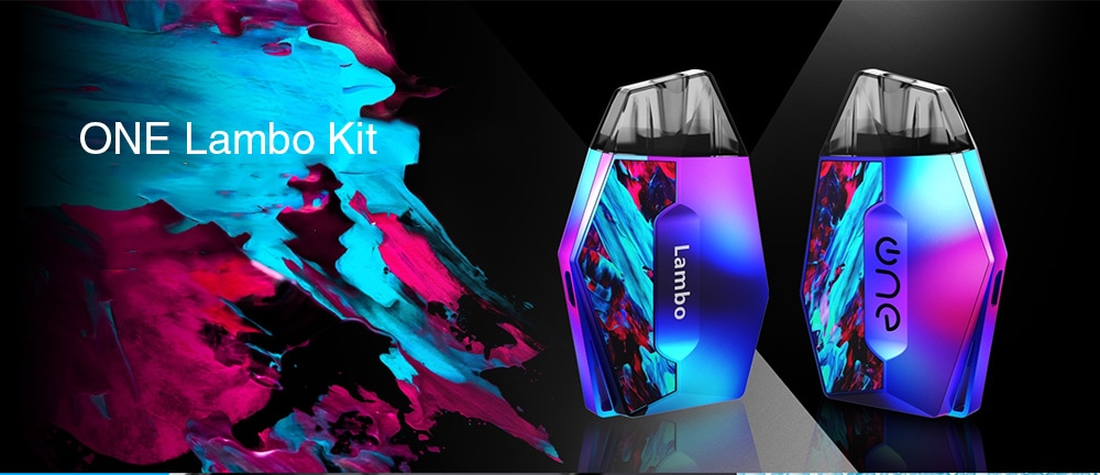 One Vape Lambo Kit with Built-in 360mAh Li-ion Battery- Gold