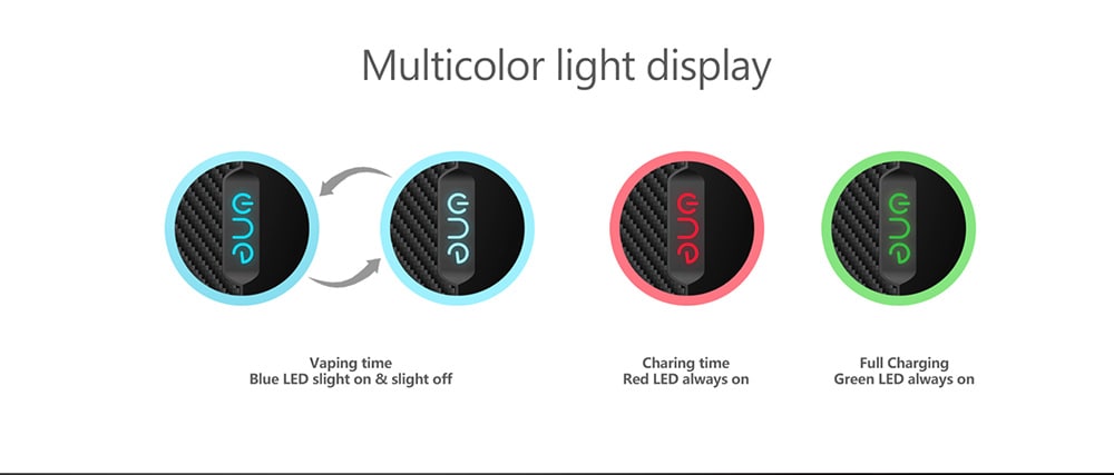 One Vape Lambo Kit with Built-in 360mAh Li-ion Battery- Gold