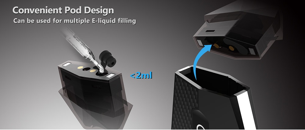 One Vape Lambo Kit with Built-in 360mAh Li-ion Battery- Gold