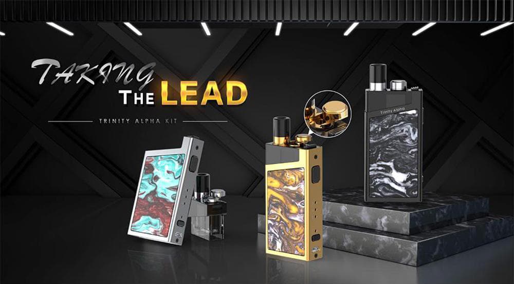 Smok Trinity Alpha Pod System Kit 1000mAh Amp 2.8ml EU Edition- Blueberry Blue