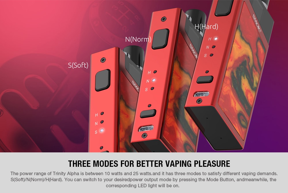 Smok Trinity Alpha Pod System Kit 1000mAh Amp 2.8ml EU Edition- Blueberry Blue