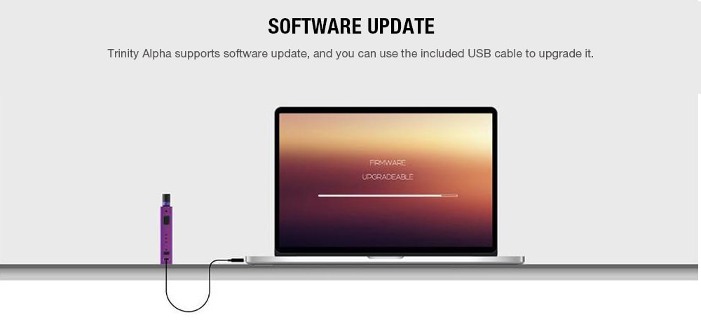 Smok Trinity Alpha Pod System Kit 1000mAh Amp 2.8ml EU Edition- Blueberry Blue