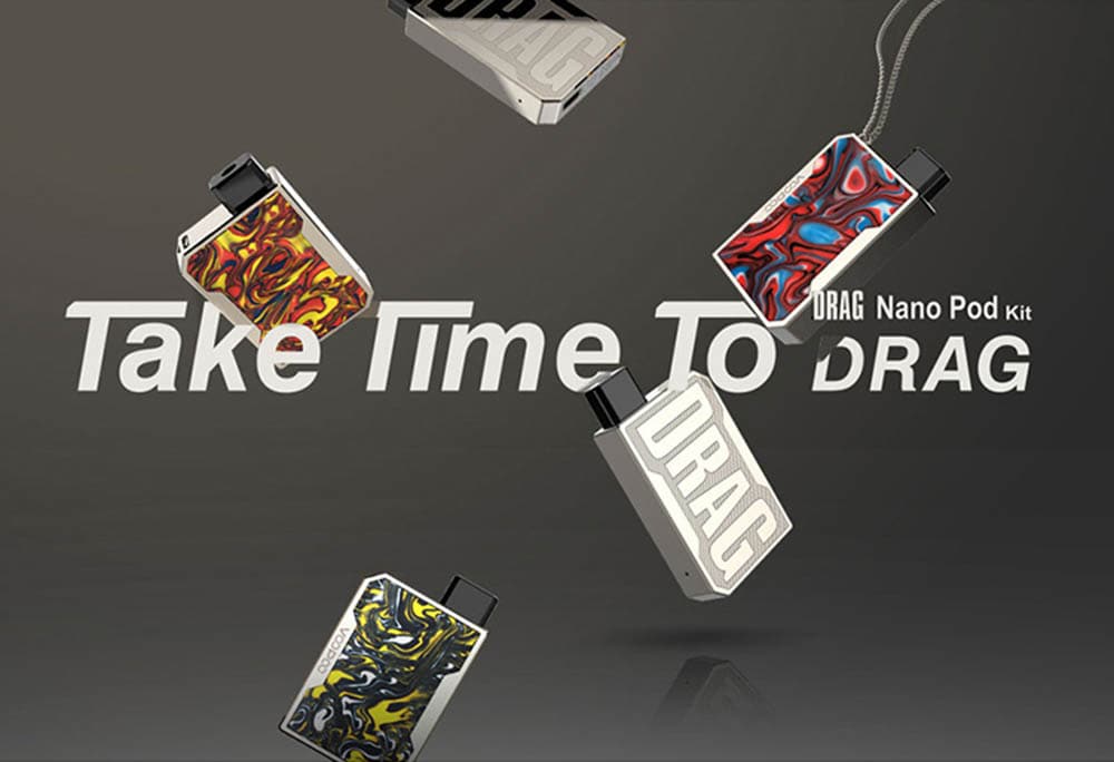 voopoo DRAG Nano Pod Kit 750mAh 1ml TPD Edition- Silk Blue