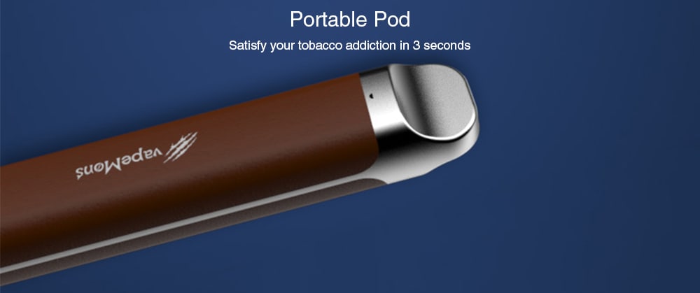 Vapemons Rline 40W Kit with Built-in 2500mAh Li-ion Battery for E Cigarette- Coffee