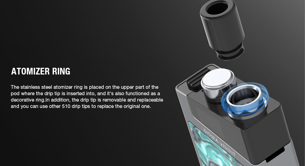 Smok Trinity Alpha Pod System Kit 1000mAh Amp 2.8ml EU Edition- Black