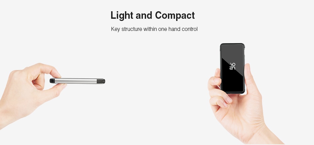 OVNSTECH Vape - X Pod Kit with 500mAh / 1.5 ohm / 1.8 ohm for E Cigarette- Black