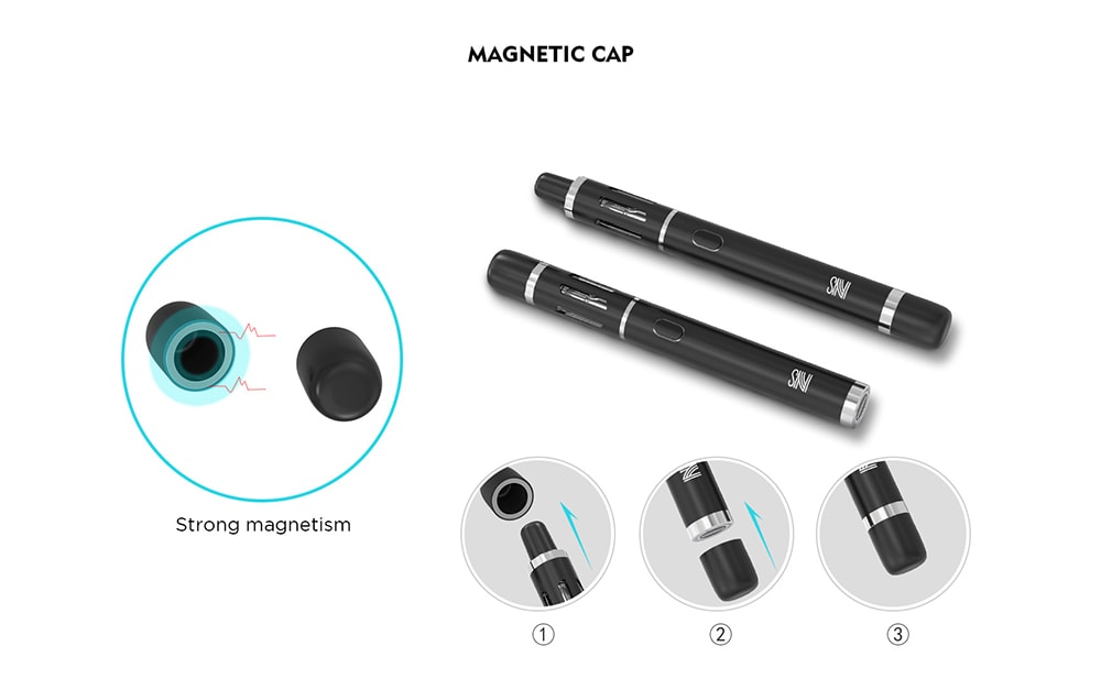 Vandy Vape NS Pen 1.5ml Kit with Built-in 650mAh Li-ion Battery- Silver