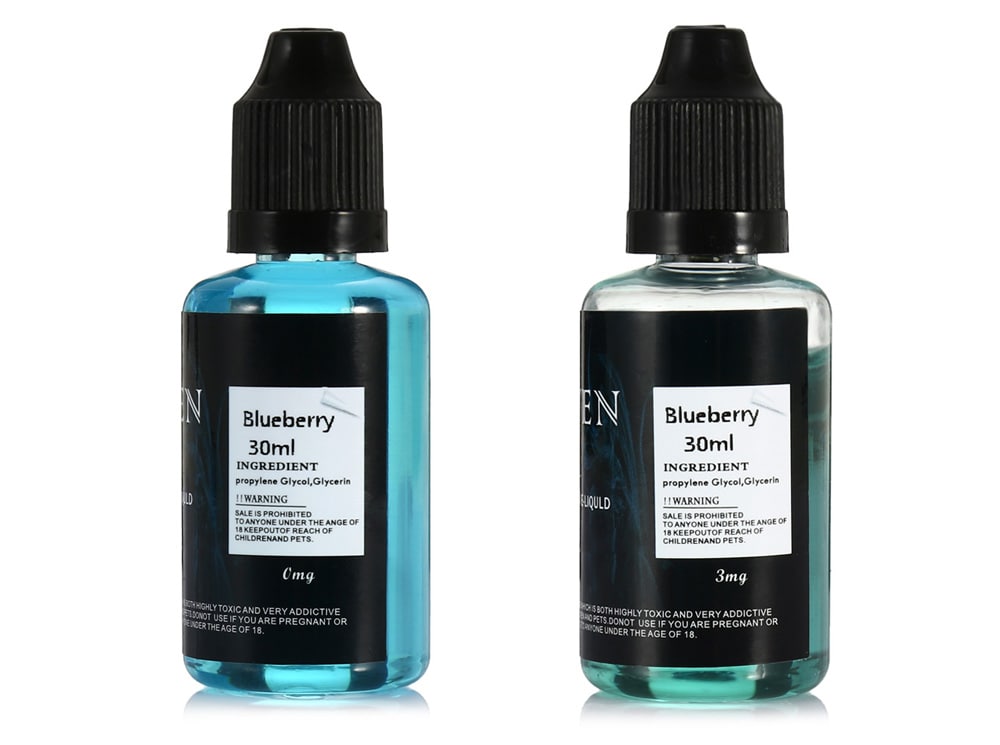 SEVEN Blueberry Flavor E-juice E-liquid for E Cigarette- Transparent 30ml 3mg