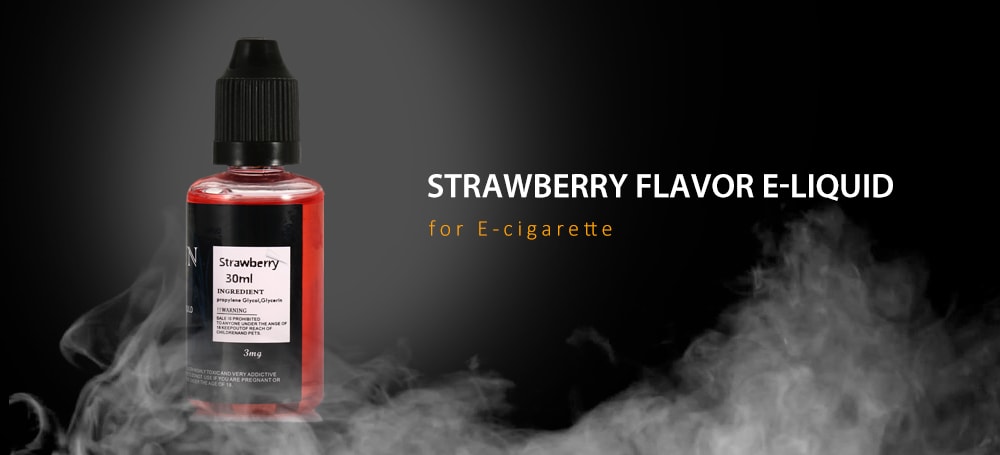 SEVEN Strawberry Flavor E-juice E-liquid for E Cigarette- Transparent 30ml 0mg