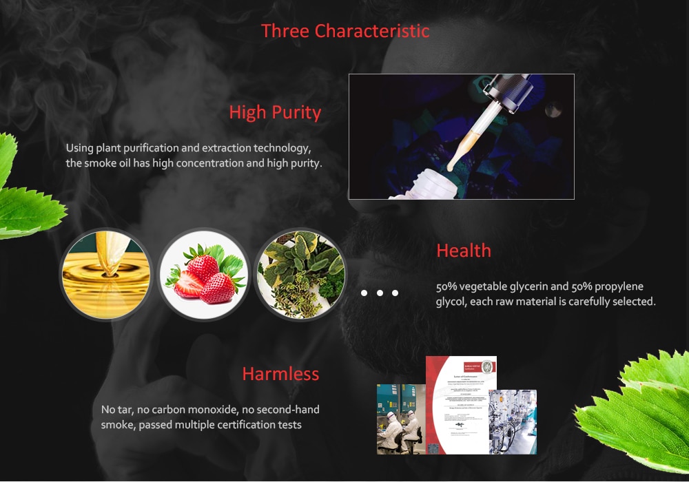 SEVEN RY4 Style Flavor E-juice E-liquid for E Cigarette- Transparent 30ml 3mg