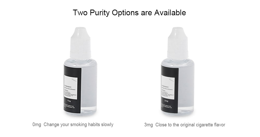 SEVEN Menthol Flavor E-juice E-liquid for E Cigarette- Transparent 30ml 0mg