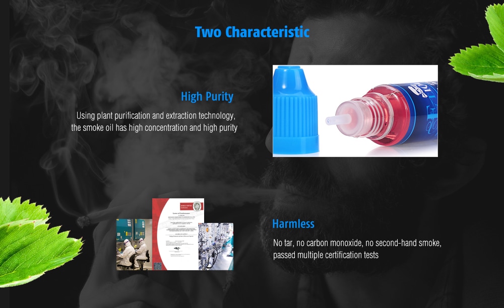 Pirate Pink Lady Strawberry with Mint Flavor E-liquid E-juice E Cigarette Accessory- Transparent 10ml 0mg