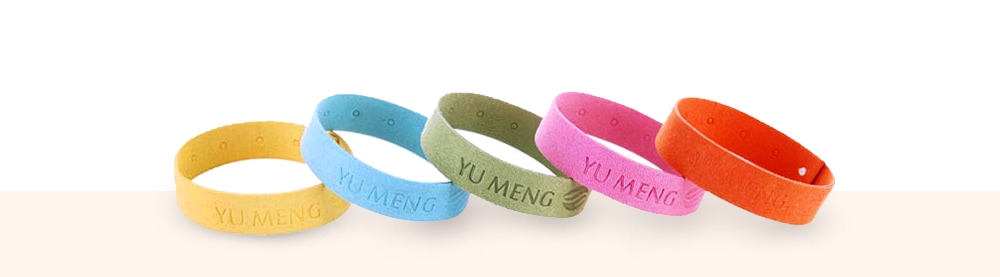 Microfiber Anti-Mosquito Bracelet- Orange