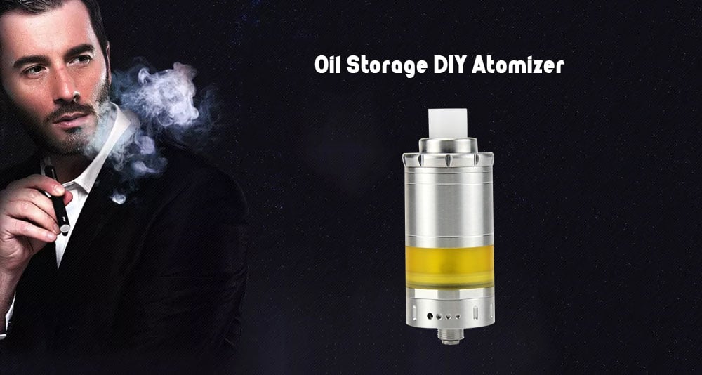 ST Vapor Giant V5 M5 Atomizer with 5ml Capacity for E Cigarette- Silver