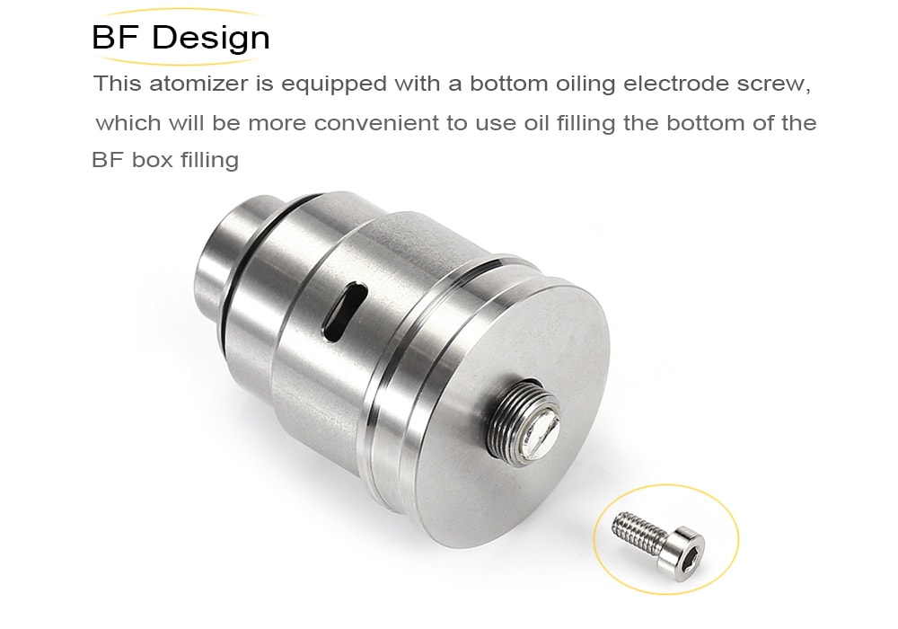 ST HA V3 Entheon RDA with 22mm Diameters for E Cigarette- Silver