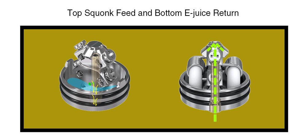 Vandy Vape Pulse X 90W Squonk Kit with Pulse X BF RDA for E Cigarette- Green