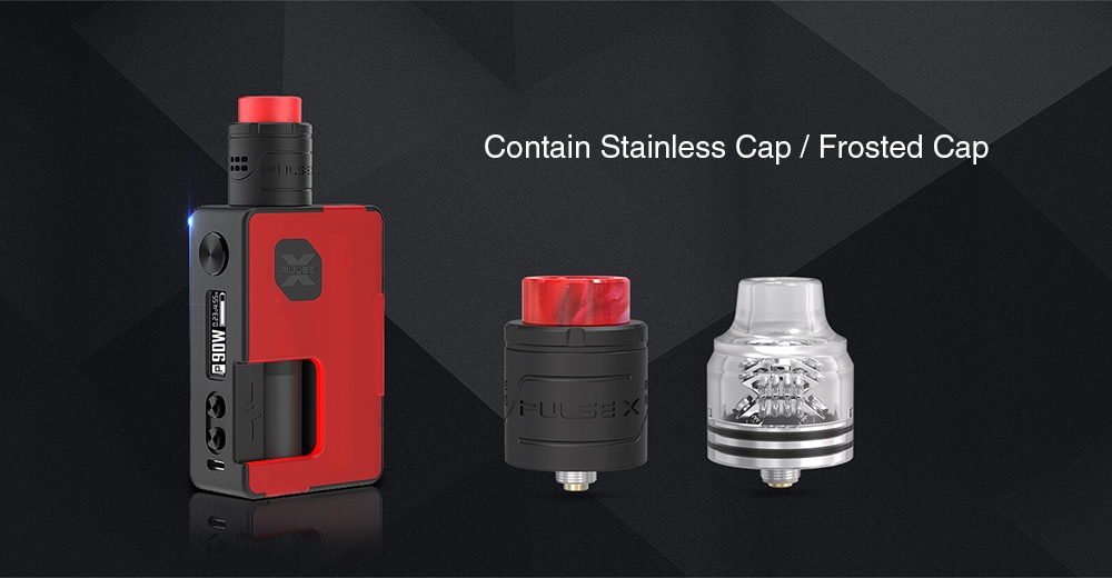 Vandy Vape Pulse X 90W Squonk Kit with Pulse X BF RDA for E Cigarette- Green