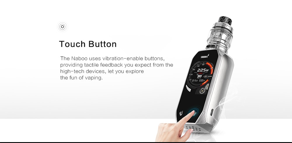 Smoant Naboo 225W TC Kit with Naboo Tank for E Cigarette- Black