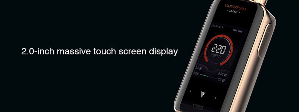 Vaporesso LUXE 220W Touch Screen TC Kit with SKRR Atomizer- Alien Green