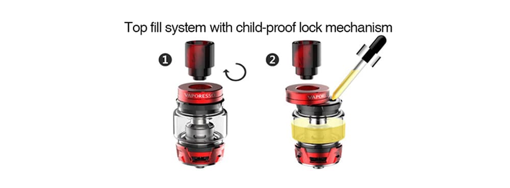 Vaporesso LUXE 220W Touch Screen TC Kit with SKRR Atomizer- Alien Green