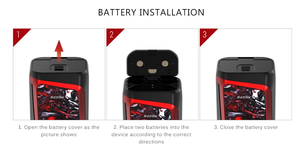 SMOK Morph 219 Touch Screen IQ-S Chip Various Modes 219W Mod Kits with TF219 Tank 6.0ml Standard Edition- Black