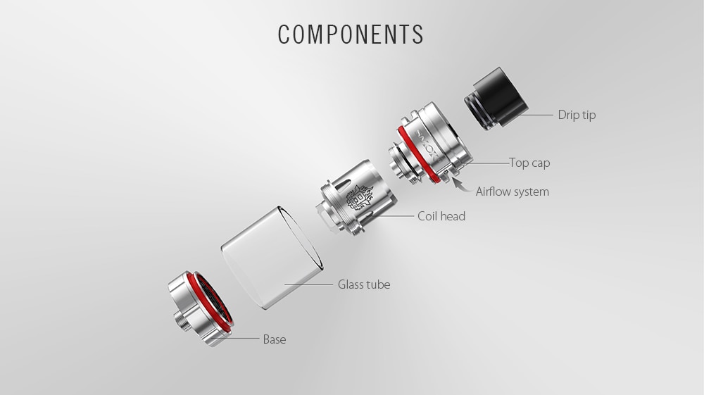 Original SMOK G - PRIV2 Kit with 1 - 230W / 100 - 315C / 200 - 600F / 4ml Clearomizer for E Cigarette- Golden