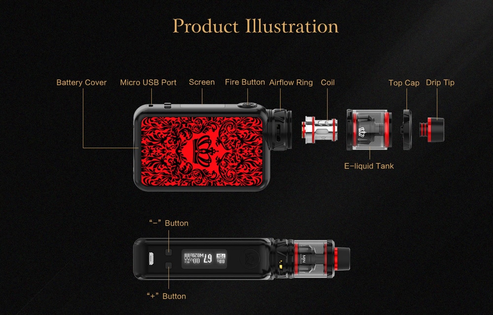UWELL CROWN IV 4 Kit- Deep Green
