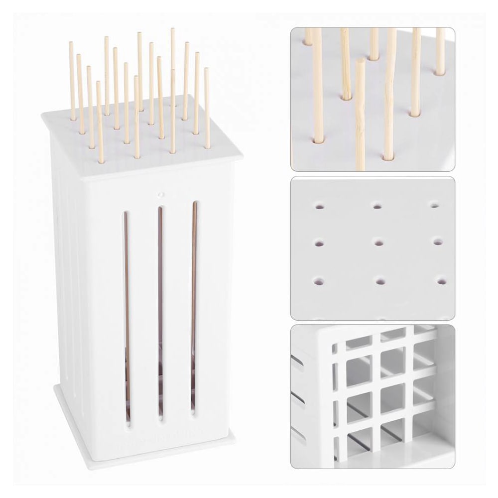 Skewers Food Slicer Kebab Maker Box Kit BBQ Grill Accessories Tool- White