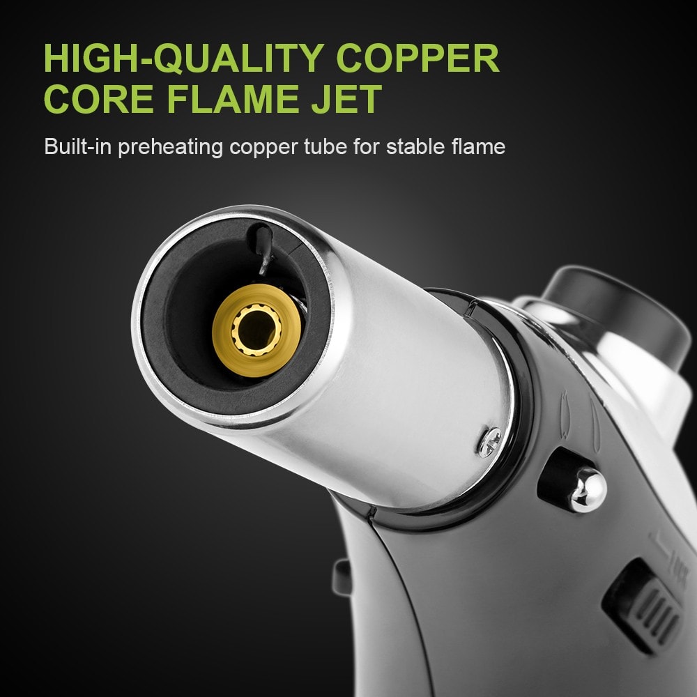 zanmini GF - 922 Multipurpose Refillable Butane Micro Torch- Black