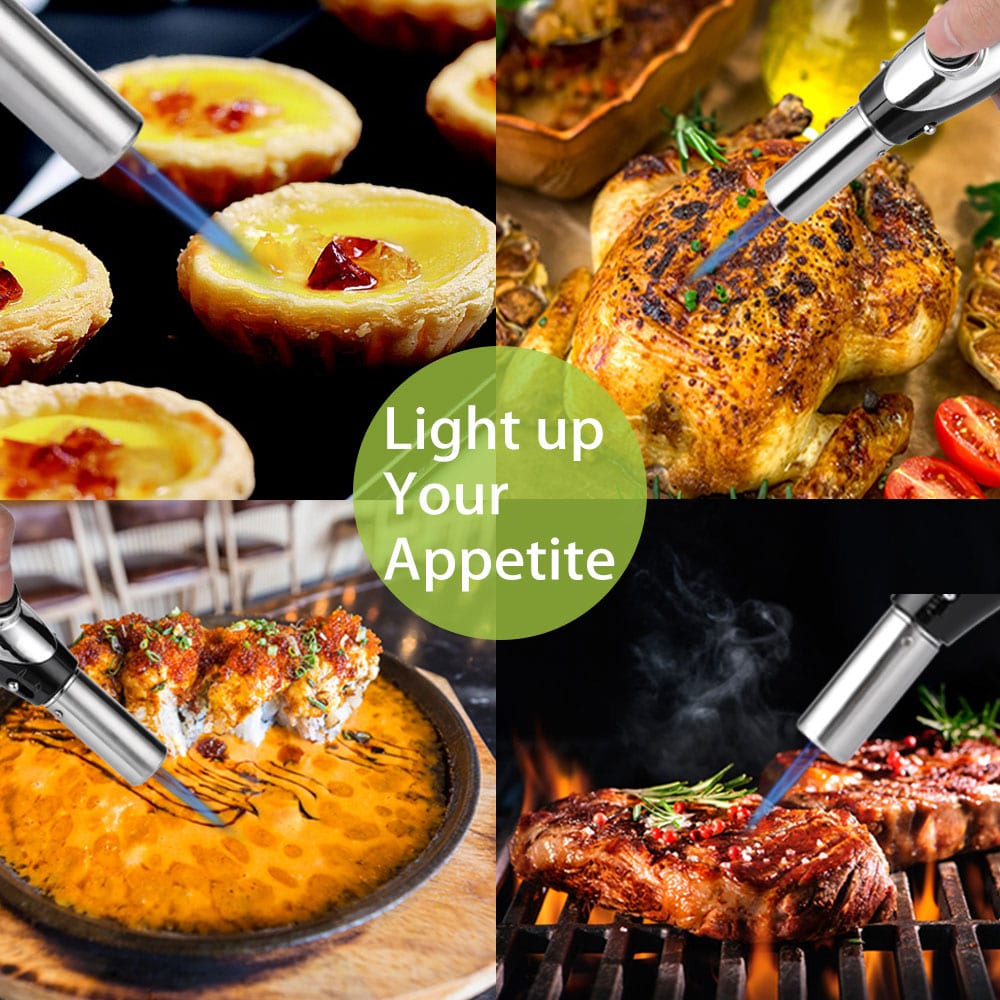 zanmini GF - 922 Multipurpose Refillable Butane Micro Torch- Black