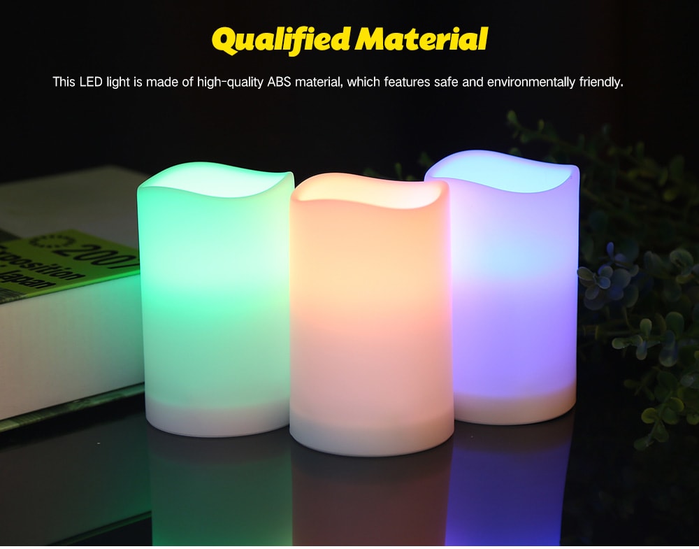 Utorch Remote Control Candle LED Light 3pcs- White 3 pieces with same size Utorch Remote Control Candle LED Light 3pcs- White 3 pieces with same size