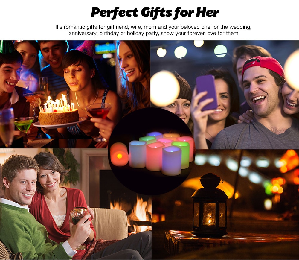 Utorch Remote Control Candle LED Light 3pcs- White 3 pieces with same size Utorch Remote Control Candle LED Light 3pcs- White 3 pieces with same size