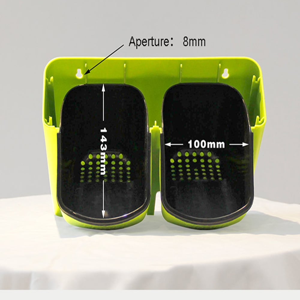 Simple Three-dimensional Combination Plant Flower Pot- Orange