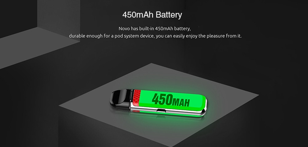 SMOK NOVO Kit with Built-in 450mAh Li-ion Battery- White