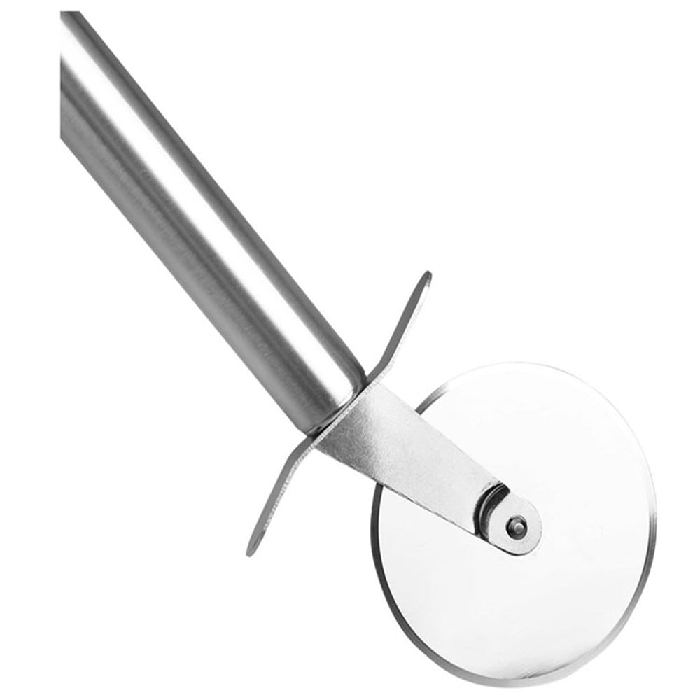 Stainless Steel Pizza Cutter Pizza Cutter Cutlery Knife- Silver