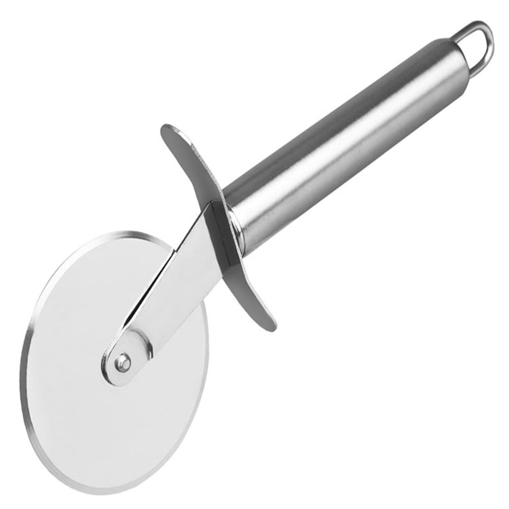 Stainless Steel Pizza Cutter Pizza Cutter Cutlery Knife- Silver