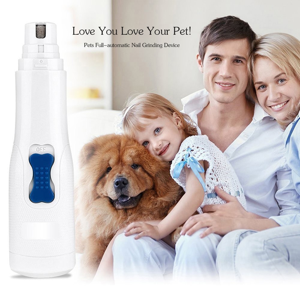 Pets Full-automatic Nail Grinding Device - White