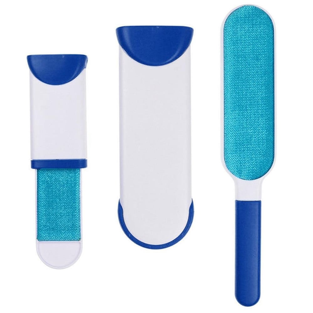 Pet Grooming Brush Three-Piece Suit- Blue