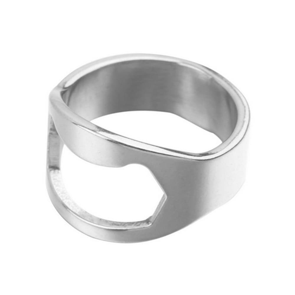 Ring Stainless Steel Bottle Opener- Silver