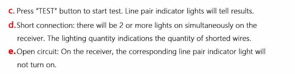 BSIDE FWT11 Network Cable Telephone Detection Wire Checker Anti-interference Line Finder- Deep Sky Blue